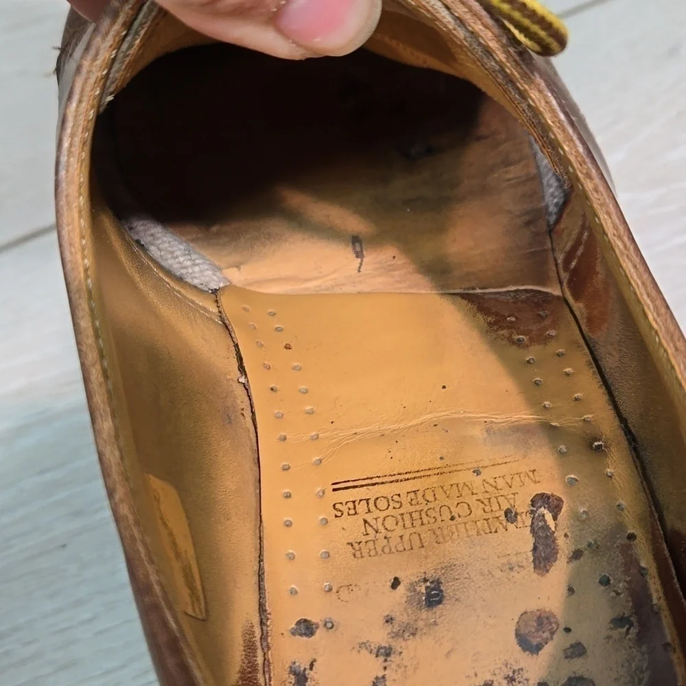 Vintage Doc Dr.Martens Mens Leather Oxford Chunky Tractor shoes sz UK 9 US M 10